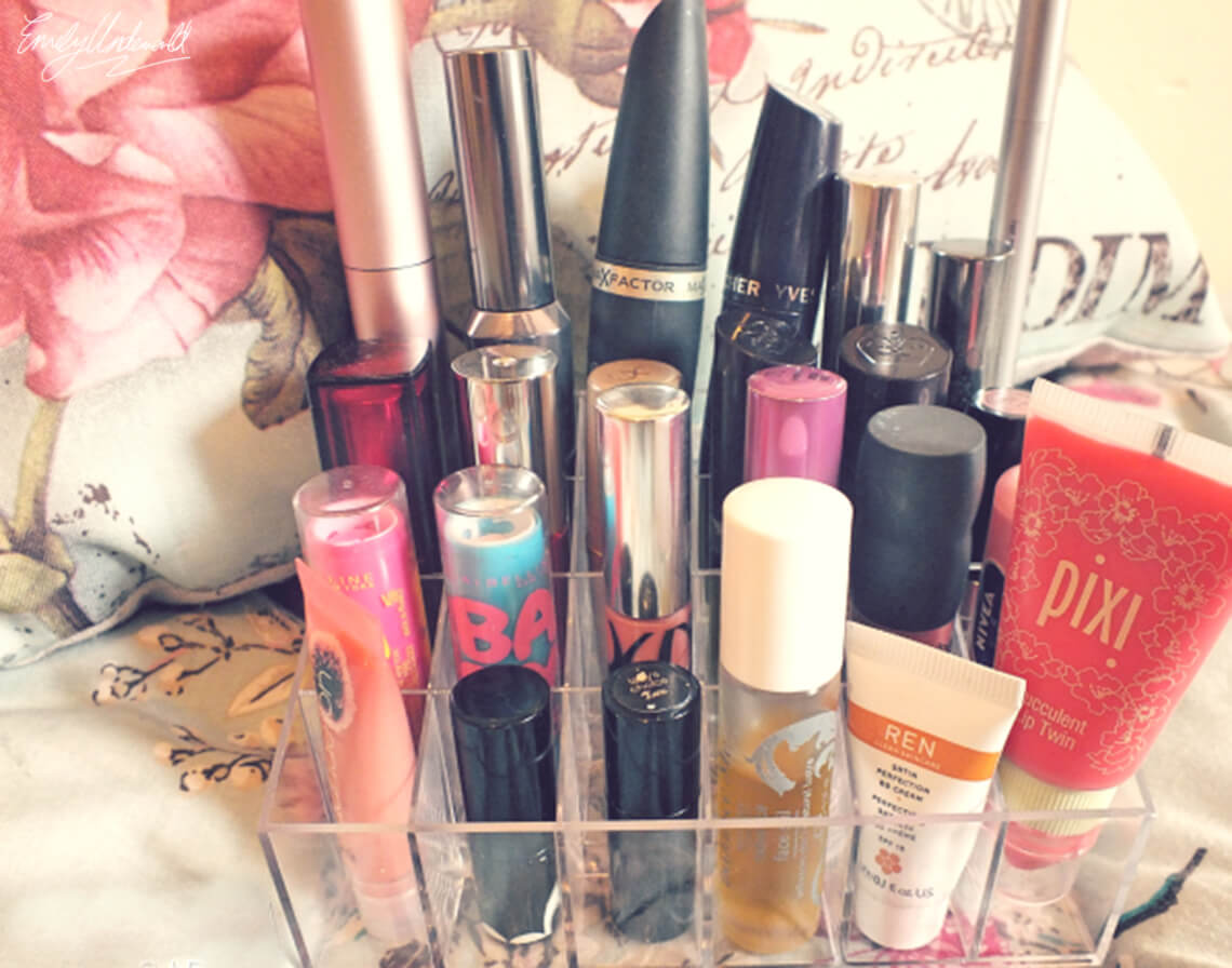 Clear Plastic Makeup Storage