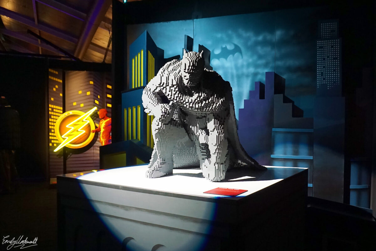 The DC Super Heroes Art Of The Brick Lego Exhibition