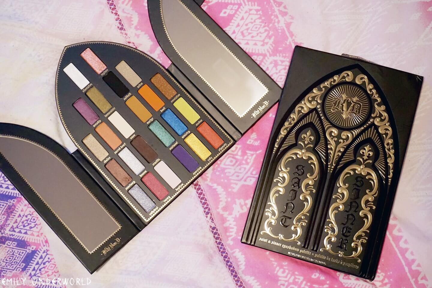 Kat Von D Saint & Sinner Palette First Impressions