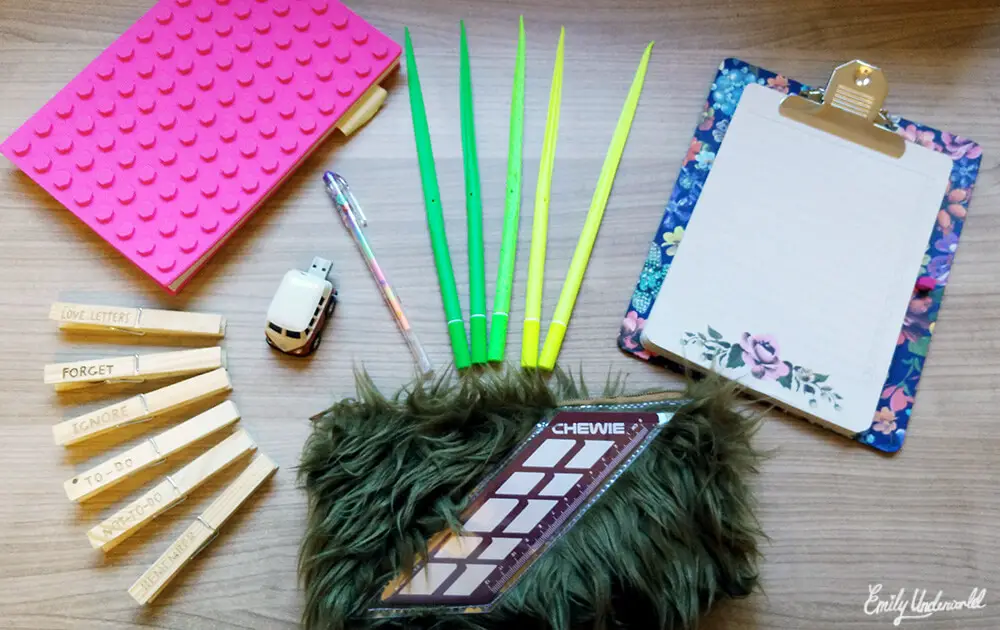 Cute and Quirky Stationery for Students flat lay.