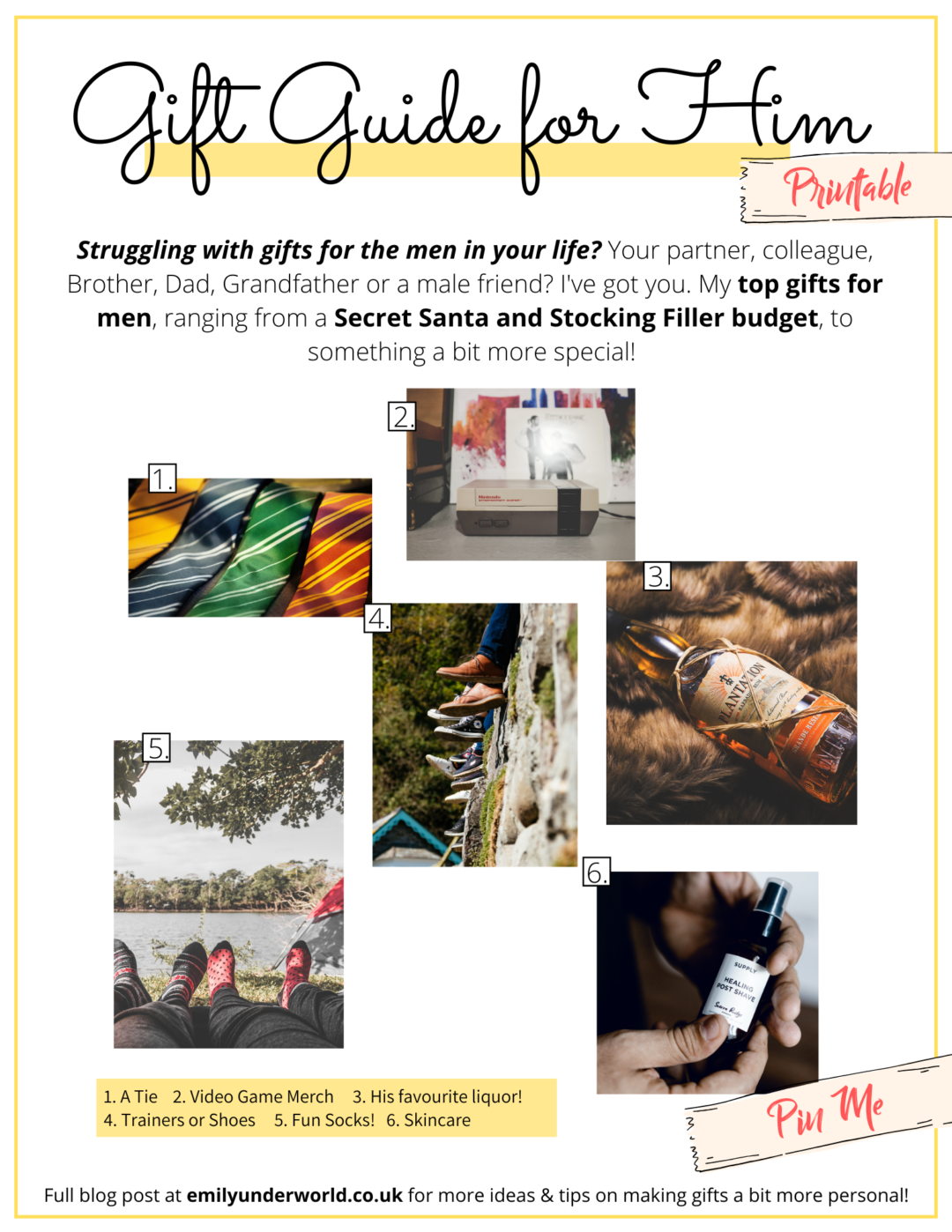 Easy Gift Guide For Him: Treat The Men In Your Life!