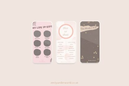 5 free instagram story templates