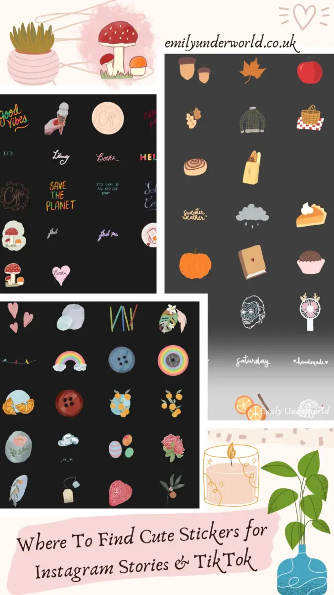 where to find cute stickers for instagram stories and tiktok