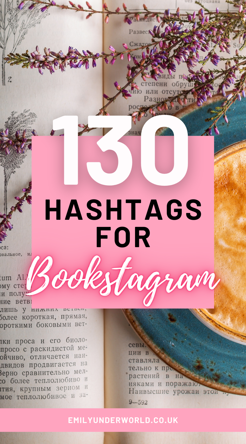 130 Hashtags for Bookstagram