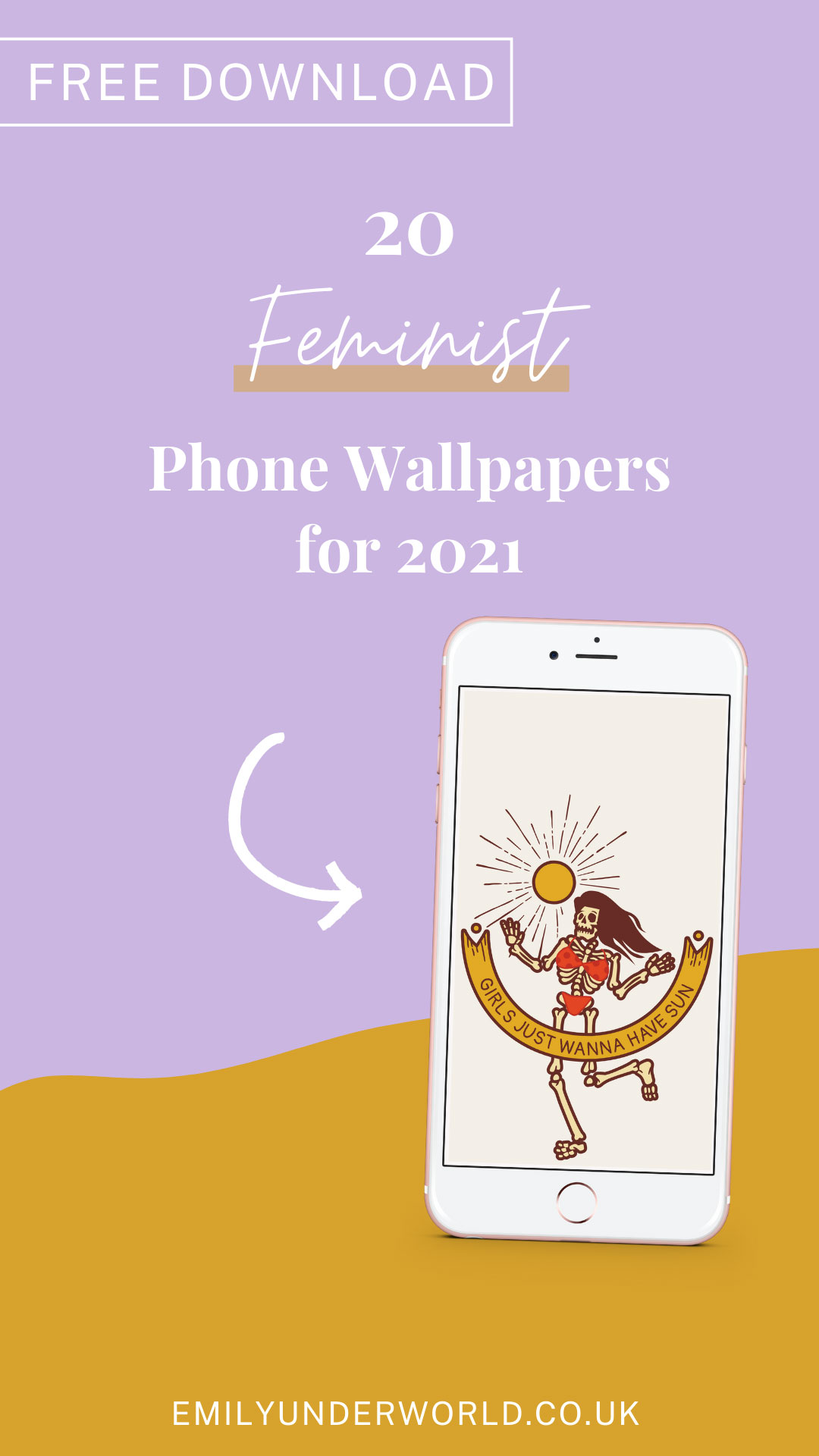 20 Free Inspiring Feminist Phone Wallpapers for 2021