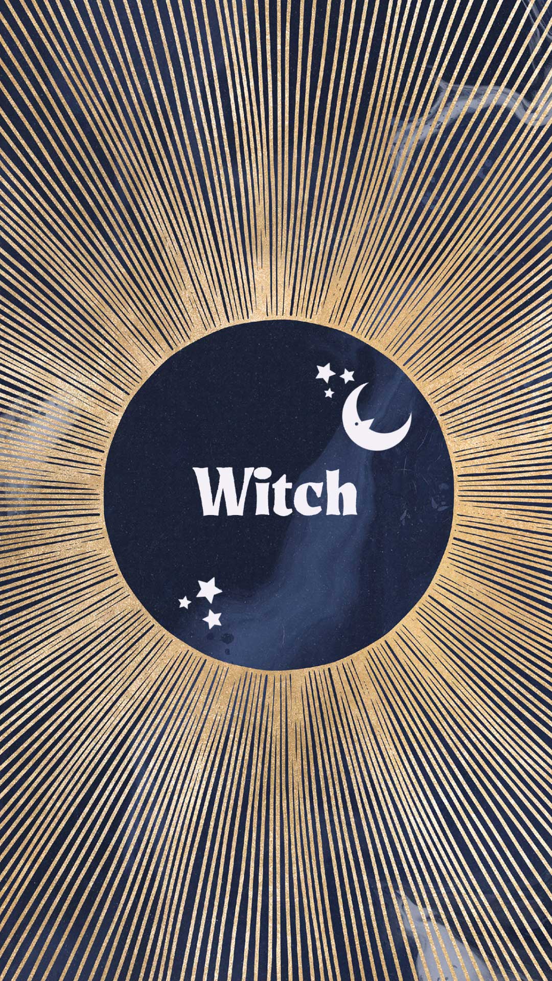Witch celestial zodiac phone wallpaper