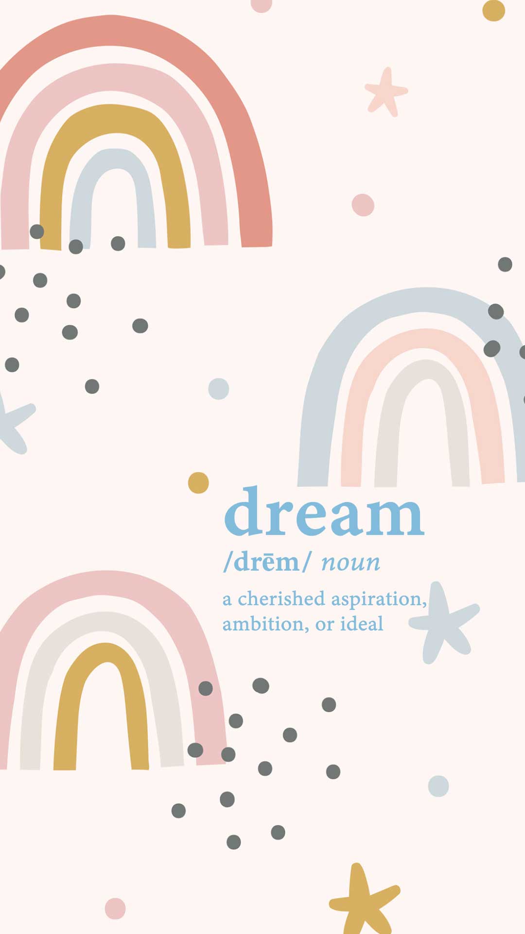 dream definition inspiring phone wallpaper
