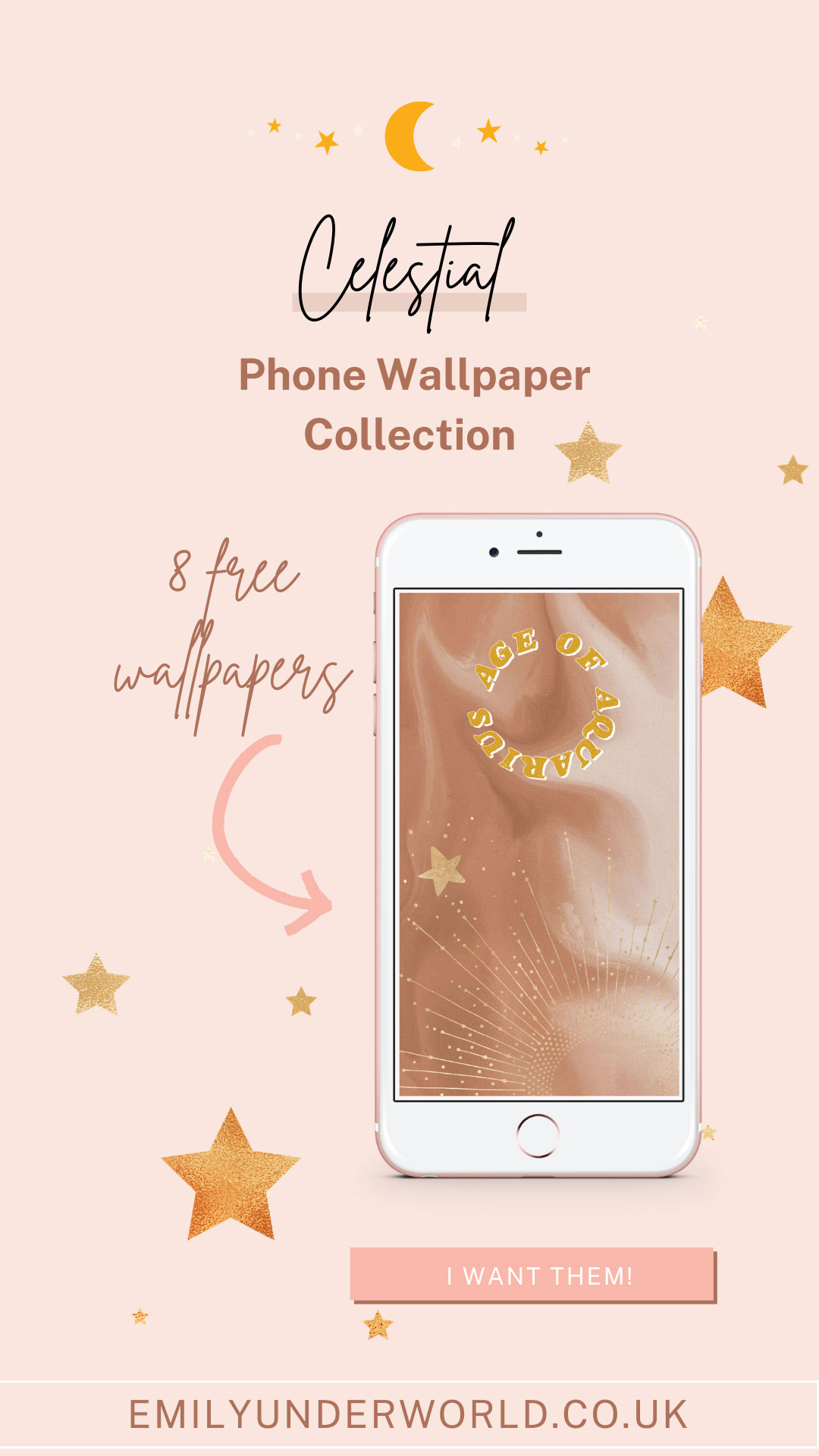 8 Free Celestial Phone Wallpapers With Zodiac Vibes