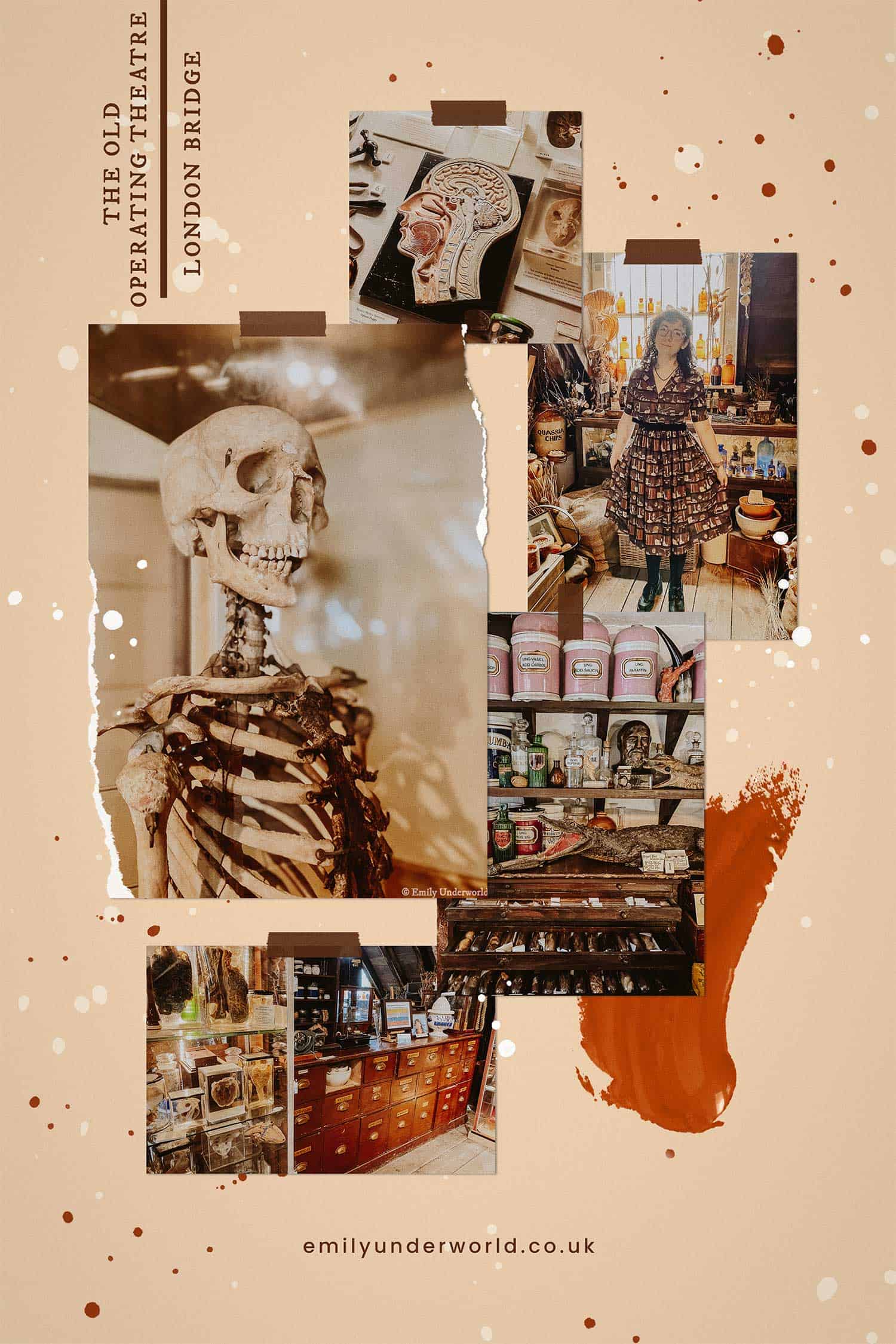 The Old Operating Theatre Moodboard.