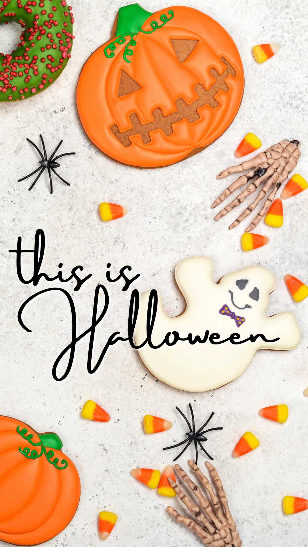 This is Halloween Quote Phone Wallpaper