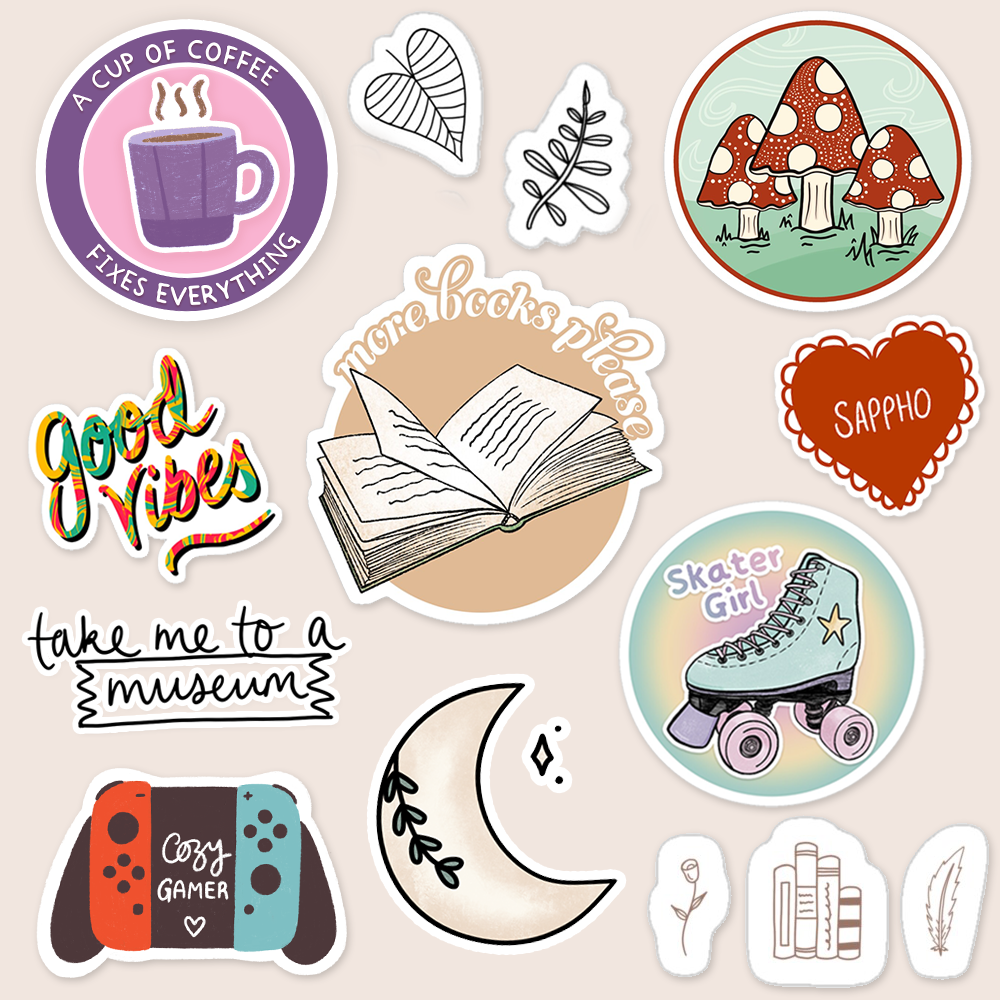 emily underworld stickers