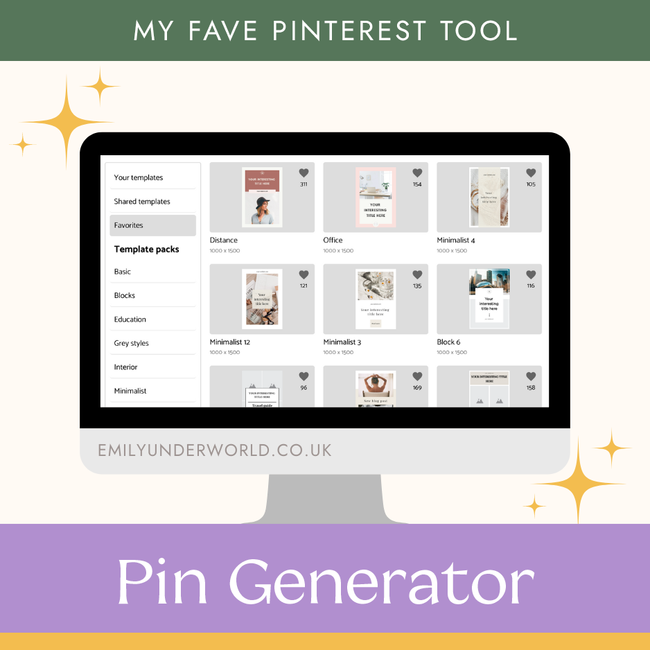 my fave pinterest tool: pin generator
