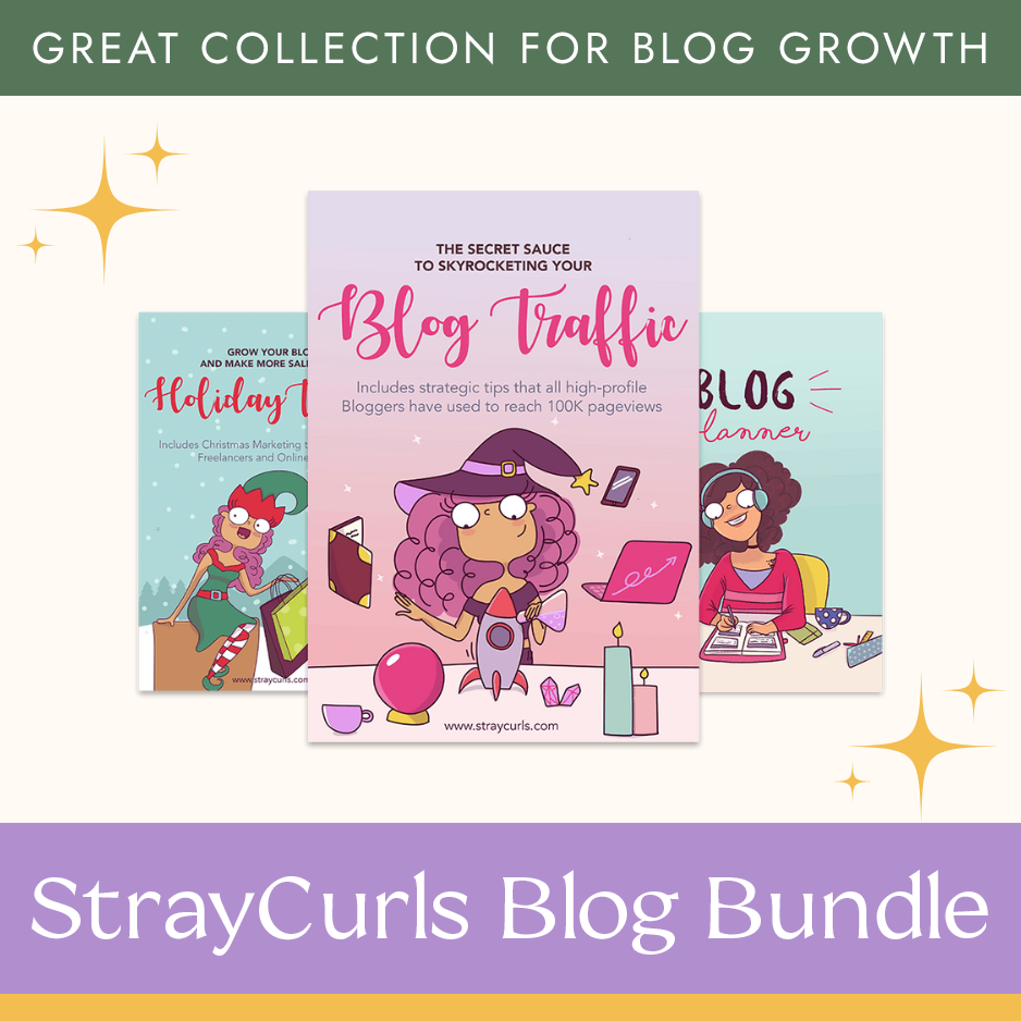 great collection for blog growth: straycurls blog bundle
