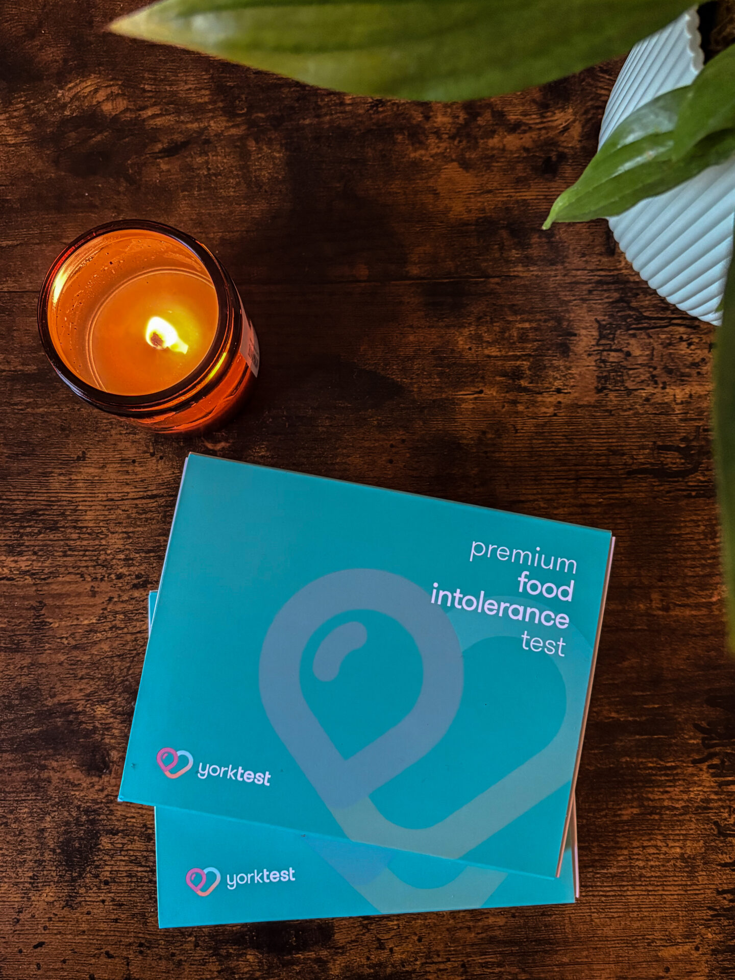 premium food intolerance test in packaging.