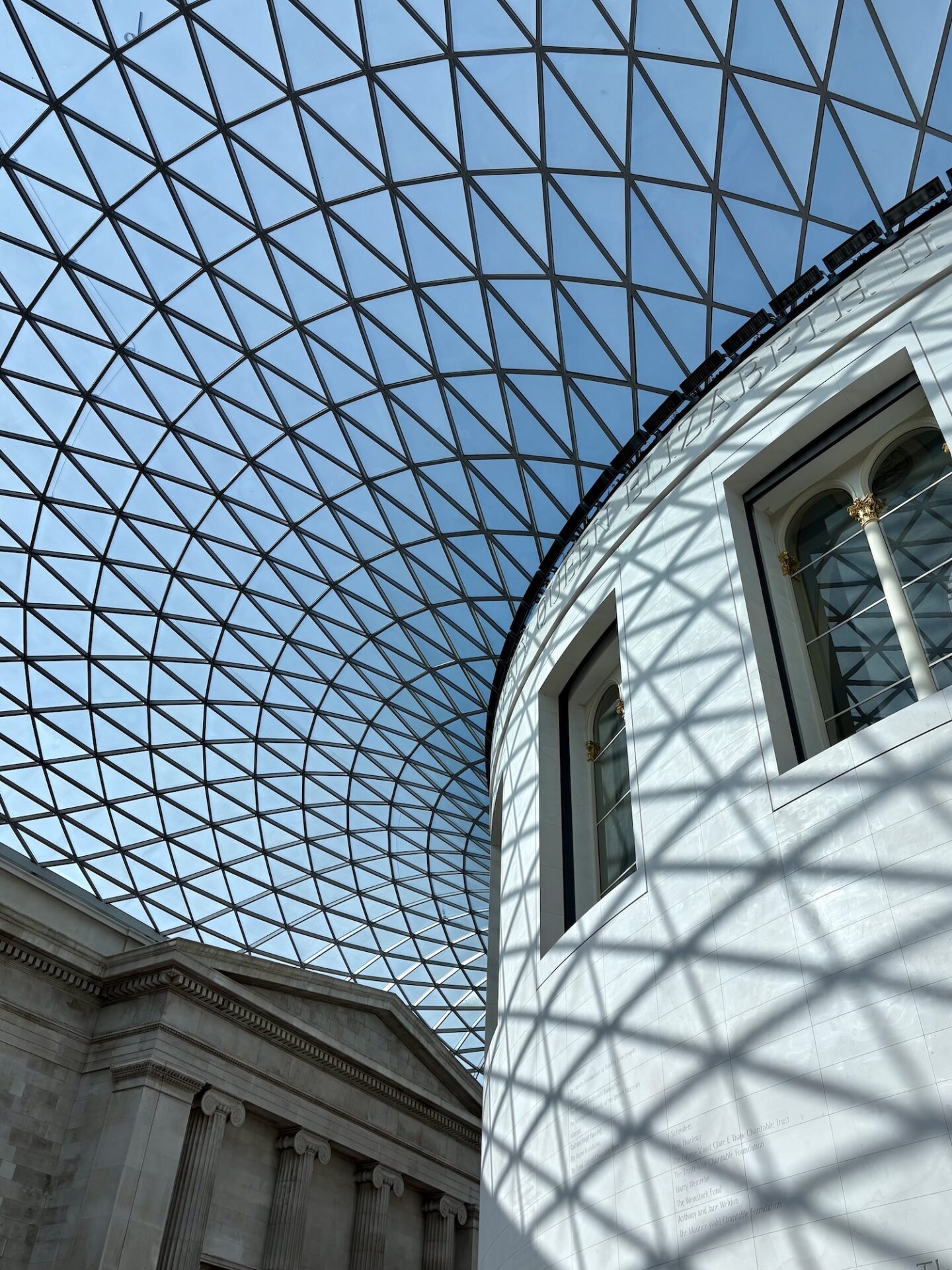 british museum glass dome