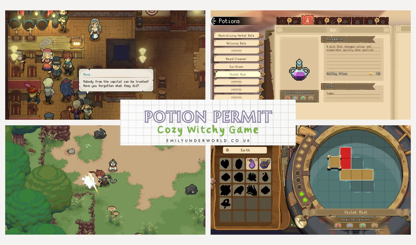 Potion Permit Cozy Witchy Game
