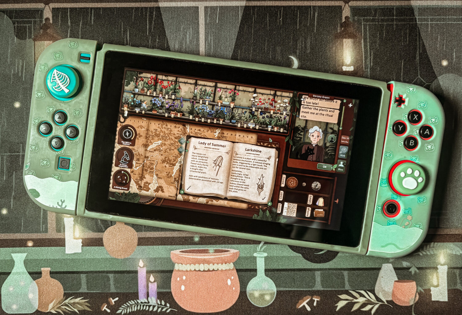 Strange Horticulture cozy witchy game