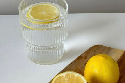 lemon and water