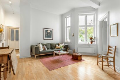 clean bright modern living room