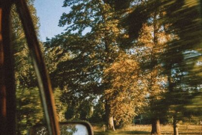 looking through car window