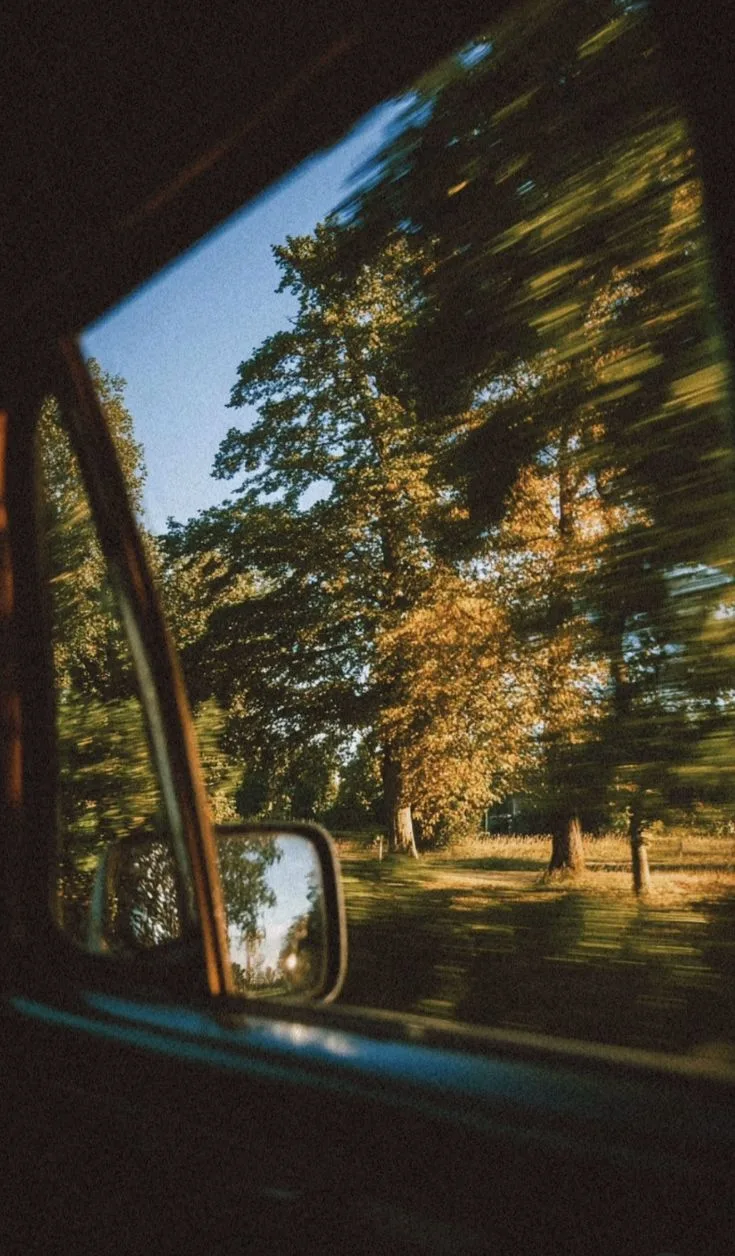 looking through car window