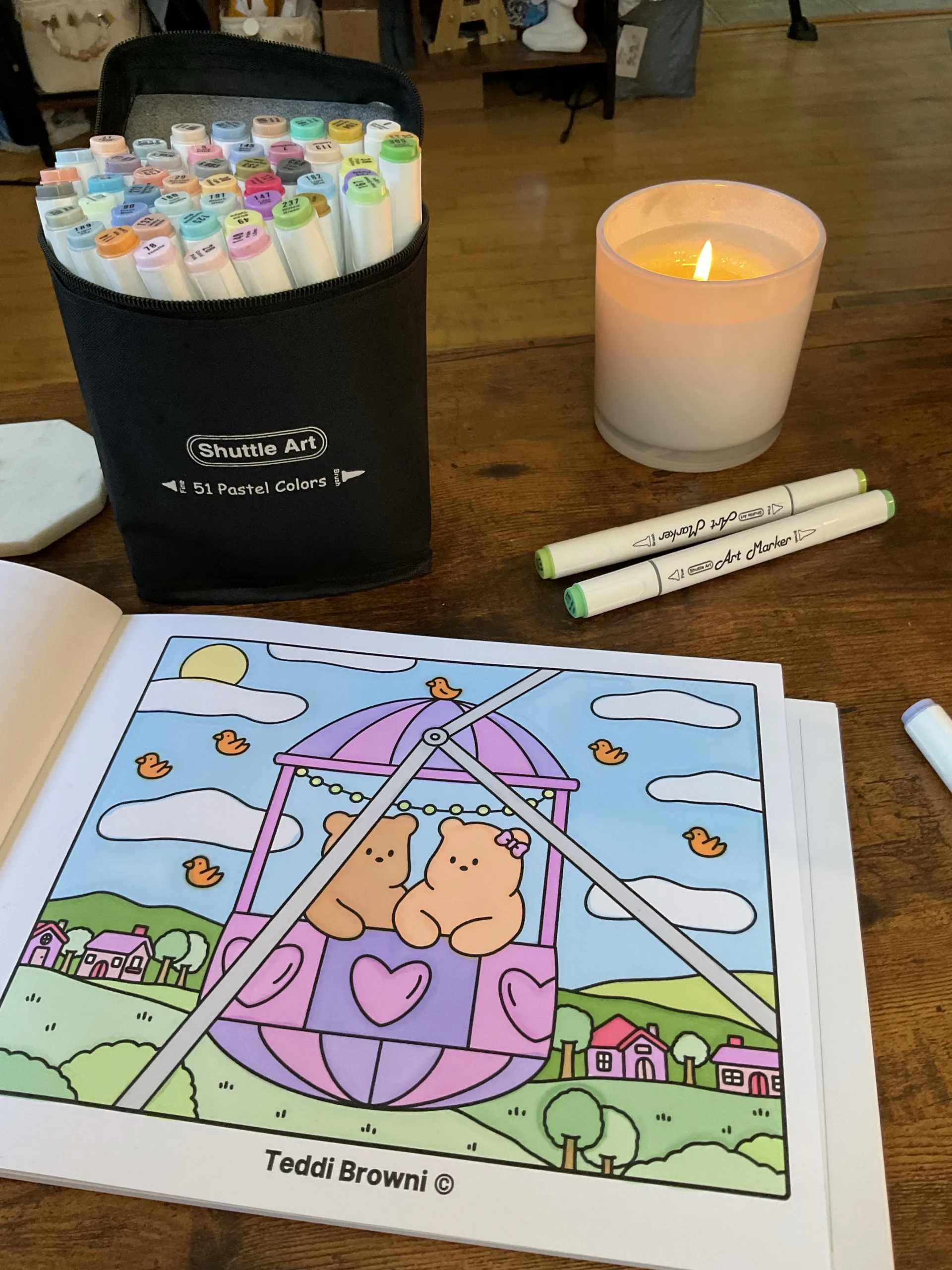 adult coloring book