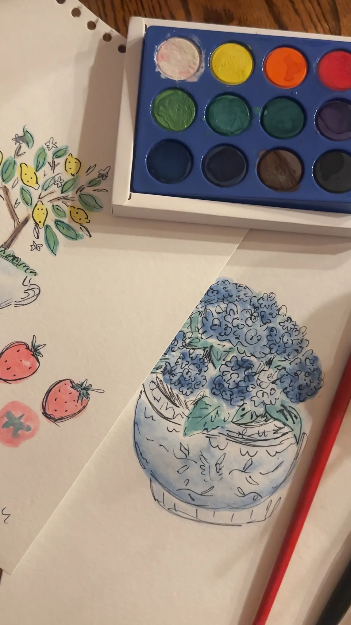 watercolor painting