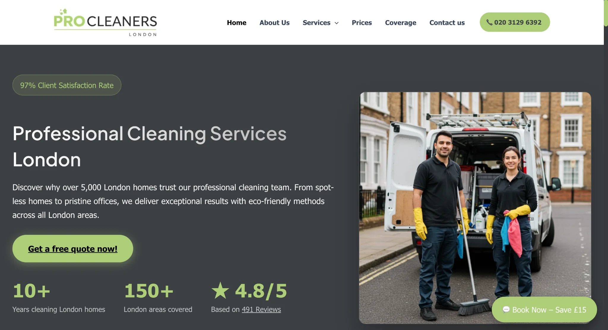 procleaners london