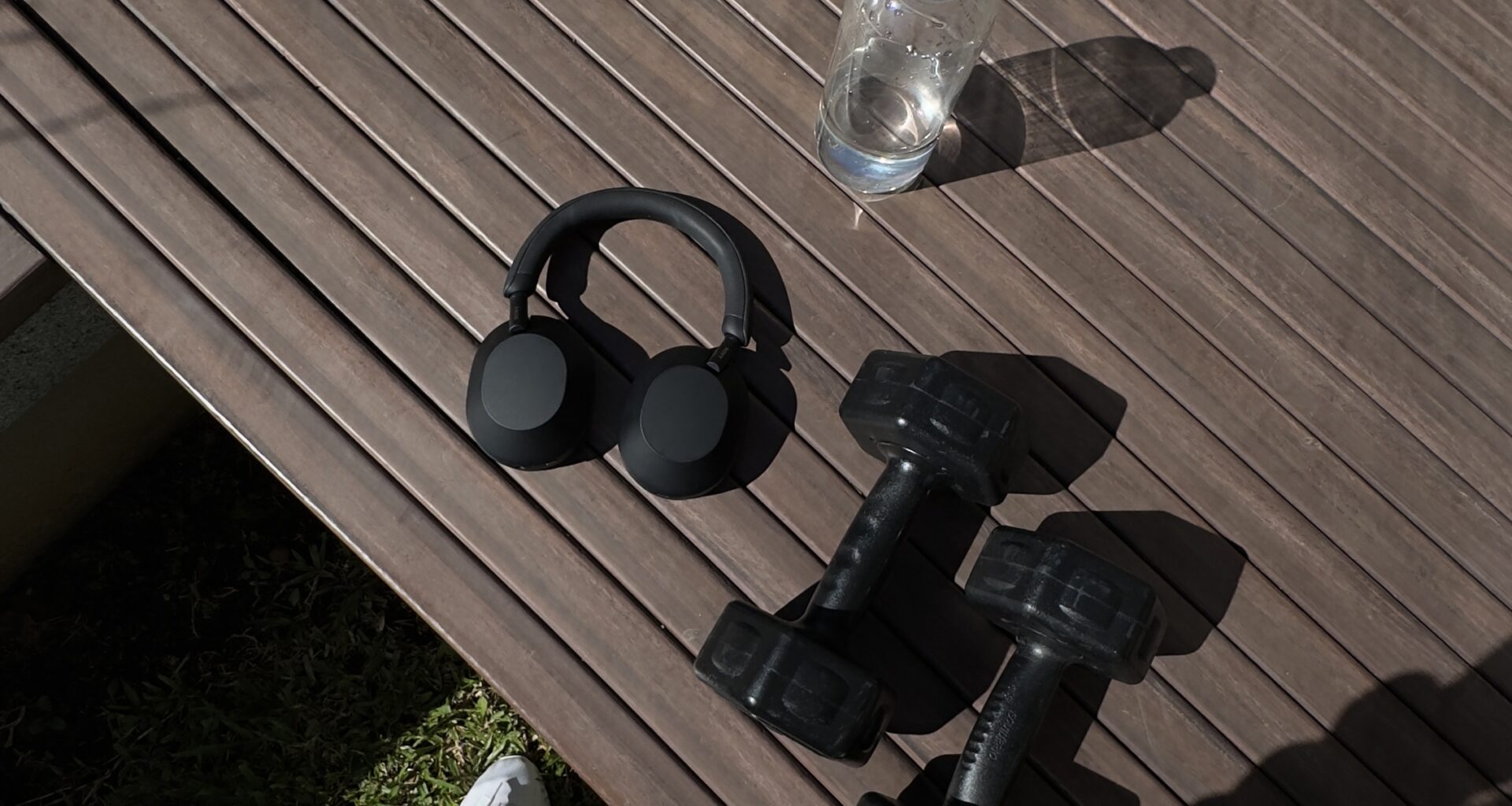 outdoor gym area