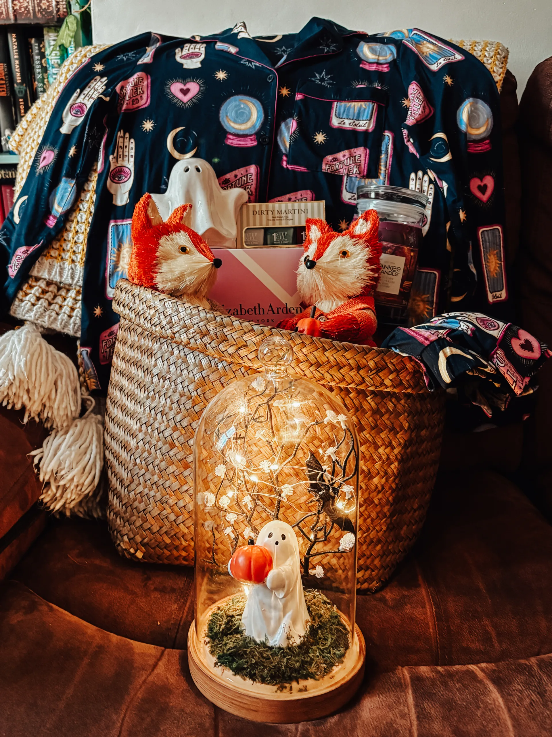 boo basket autumn self-care