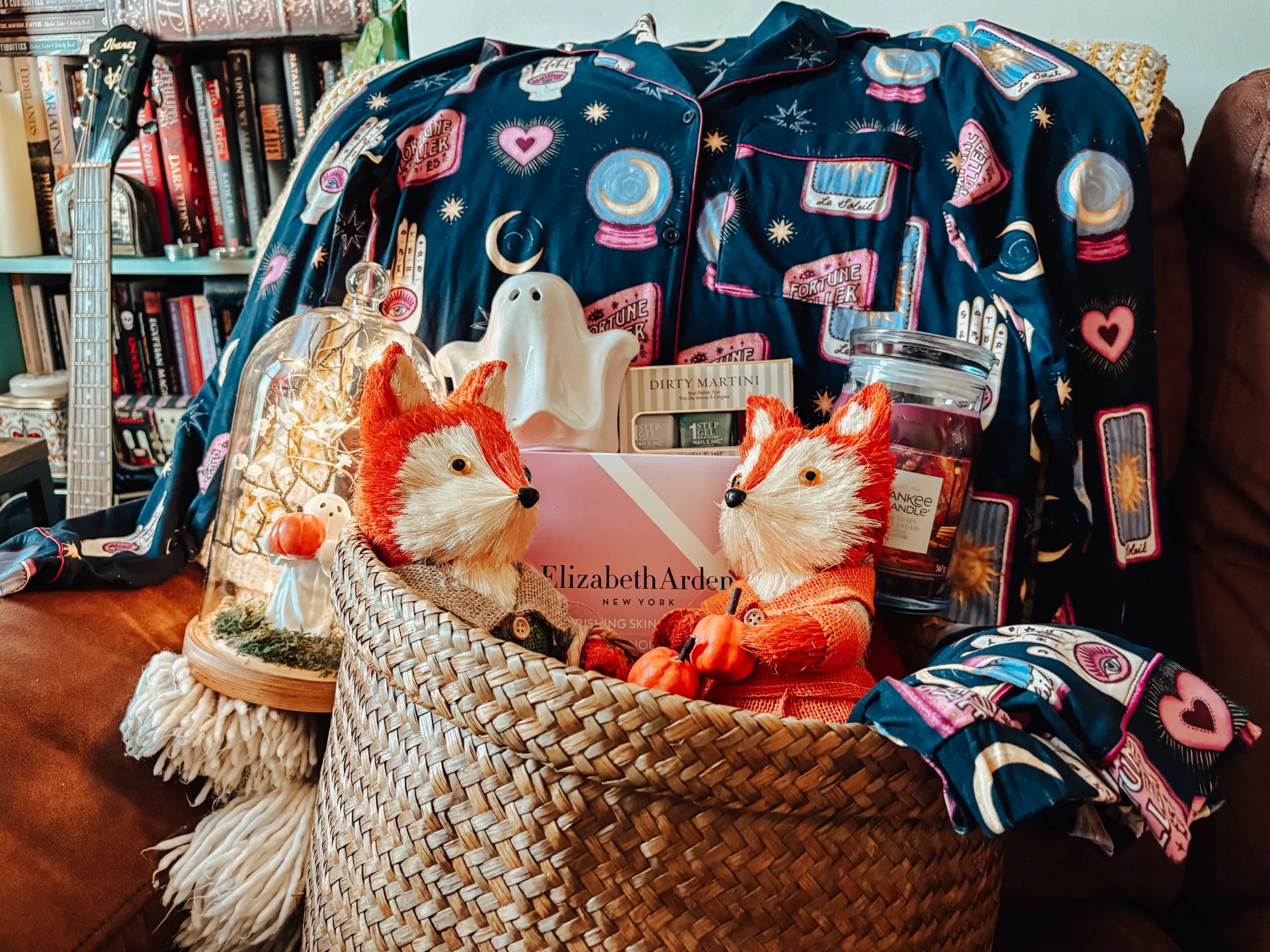 boo basket for halloween self-care